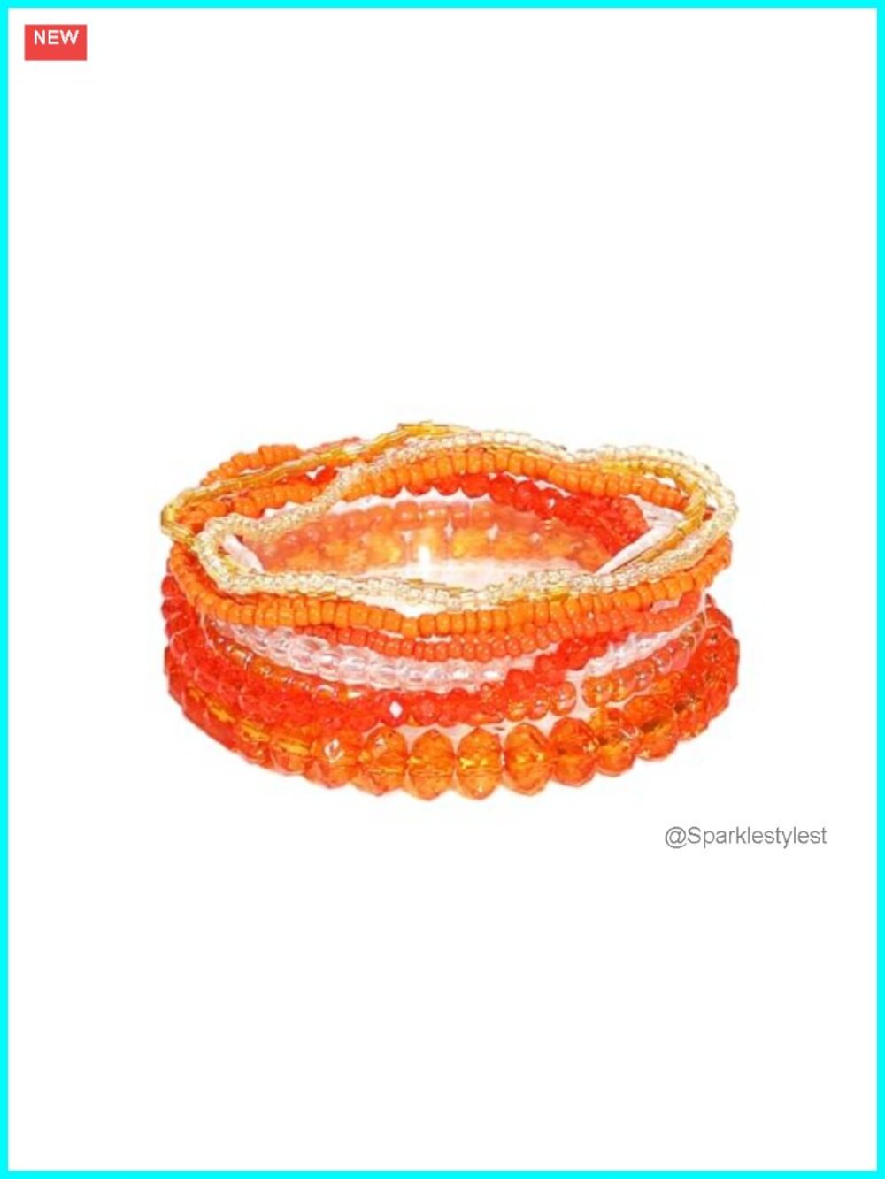 Bohemian Multilayer Stackable Beaded Bracelet Strand Bangle for Women Summer